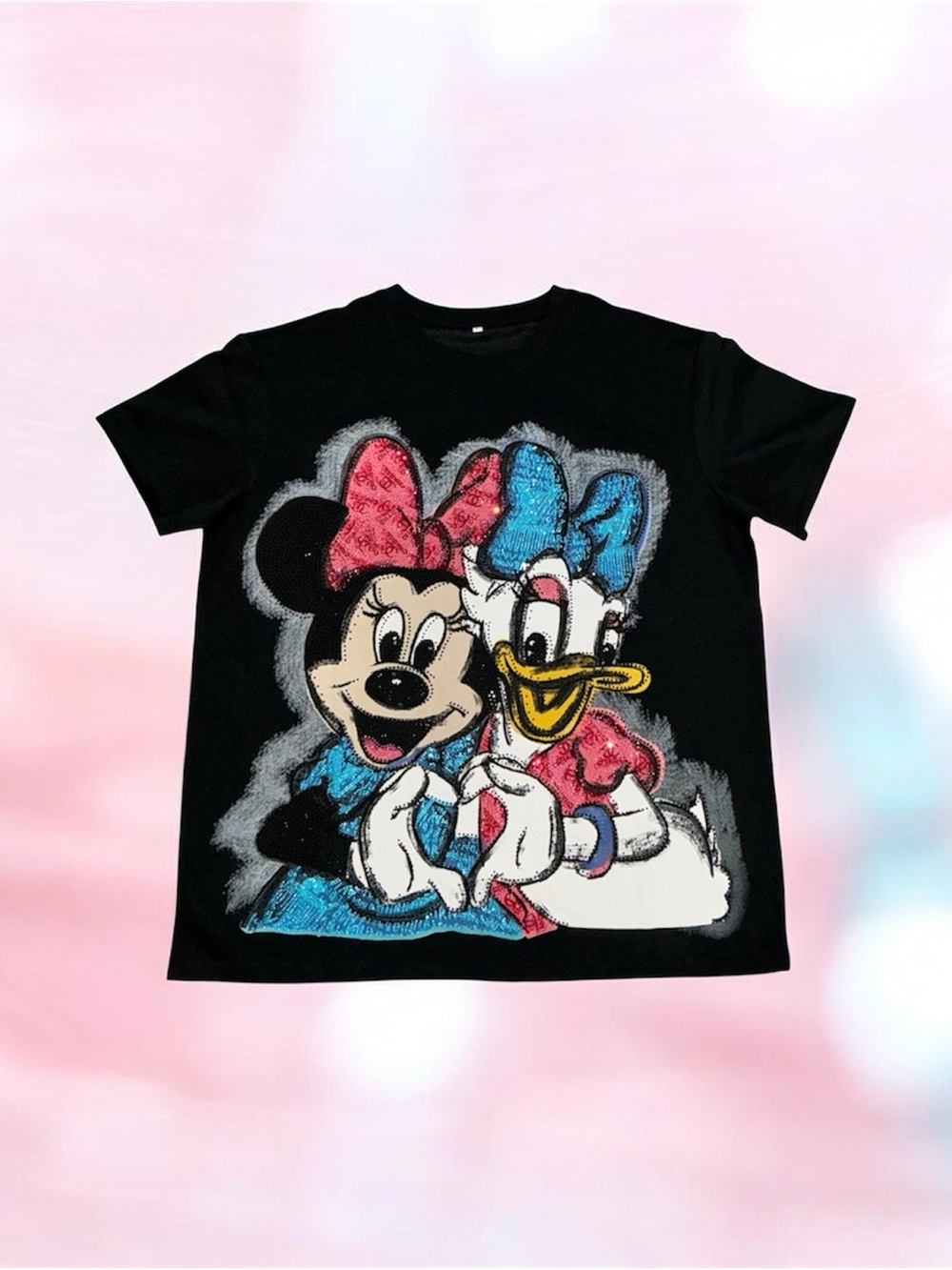 Black Minnie & Daisy Graphic Tee for women